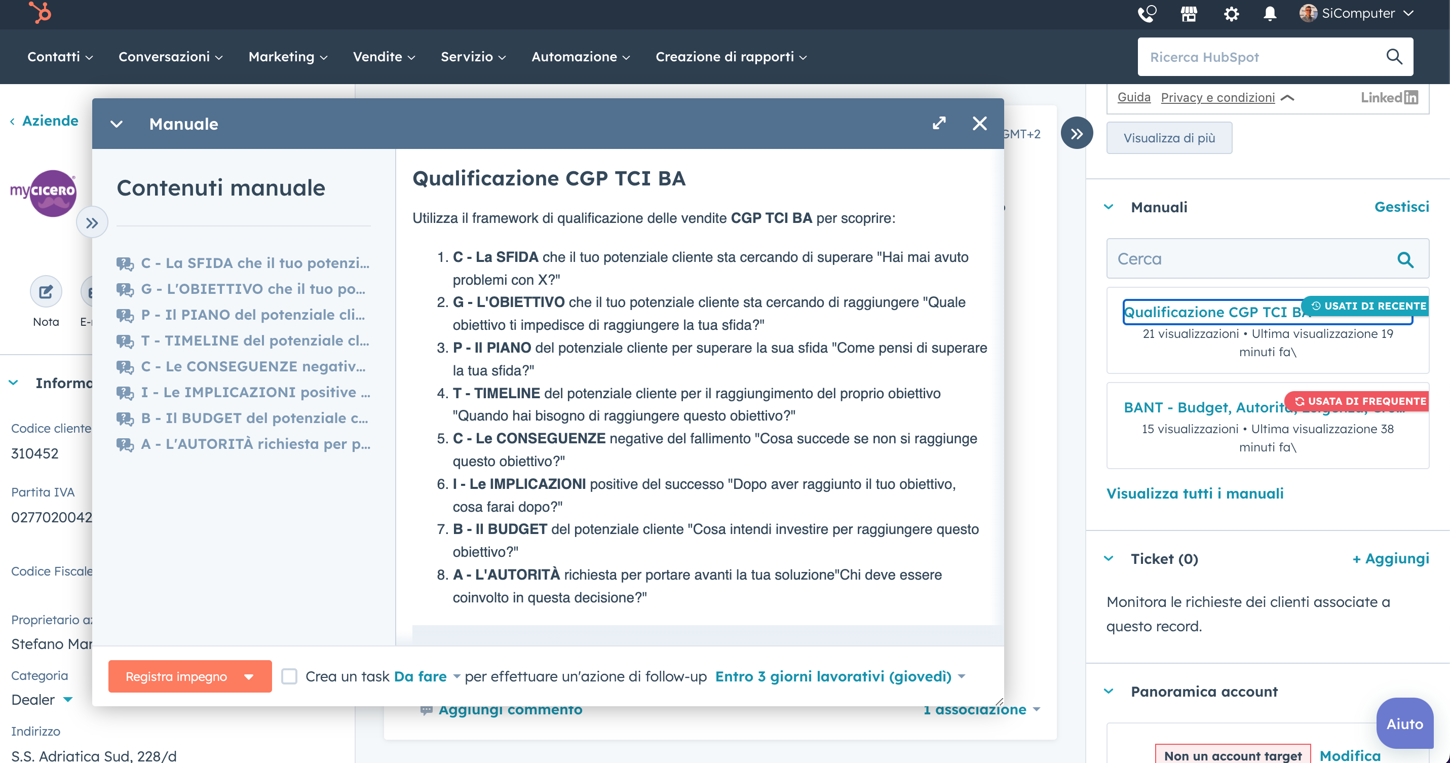 Framework CGP TCI BA